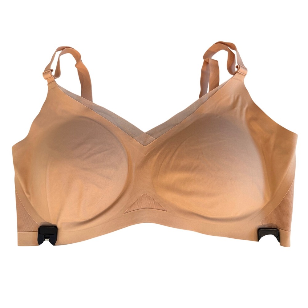 Honeylove LiftWear Bra 2X Nude Wireless Shaping Support‎ Bra NWT No Underwire